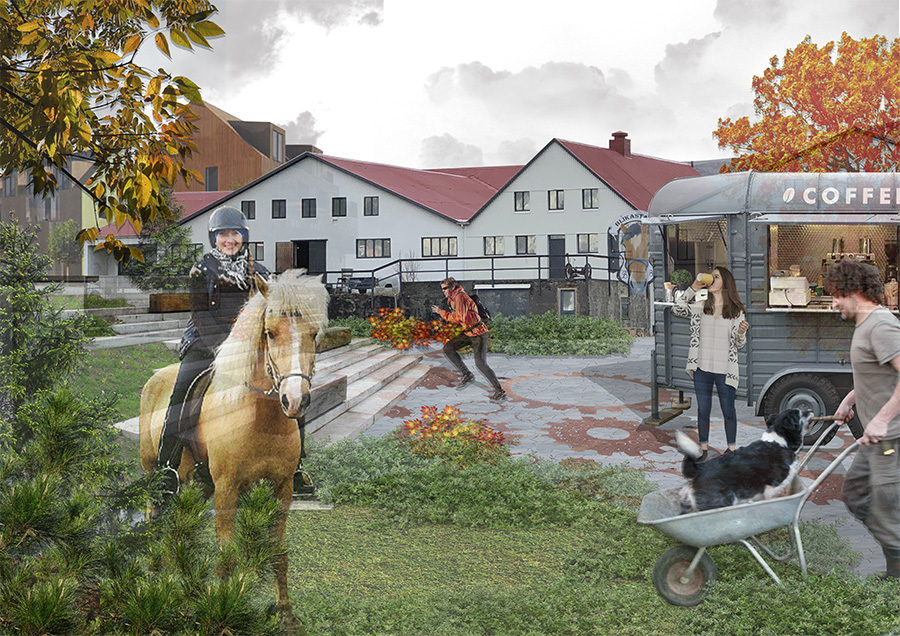 Vinna við fyrsta áfanga deiliskipulags íbúðabyggðar að Blikastöðum er hafin - mynd